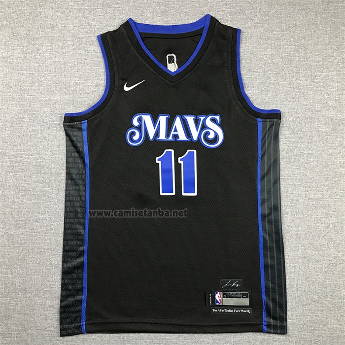Camiseta Nino Dallas Mavericks Kyrie Irving NO 11 Ciudad 2023-24 Azul